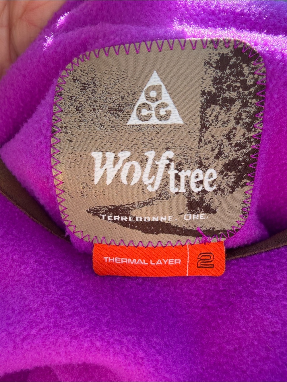 Nike ACG Wolf Tree Fleece Crewneck Sweatshirt Size: L - Picture 4 of 12